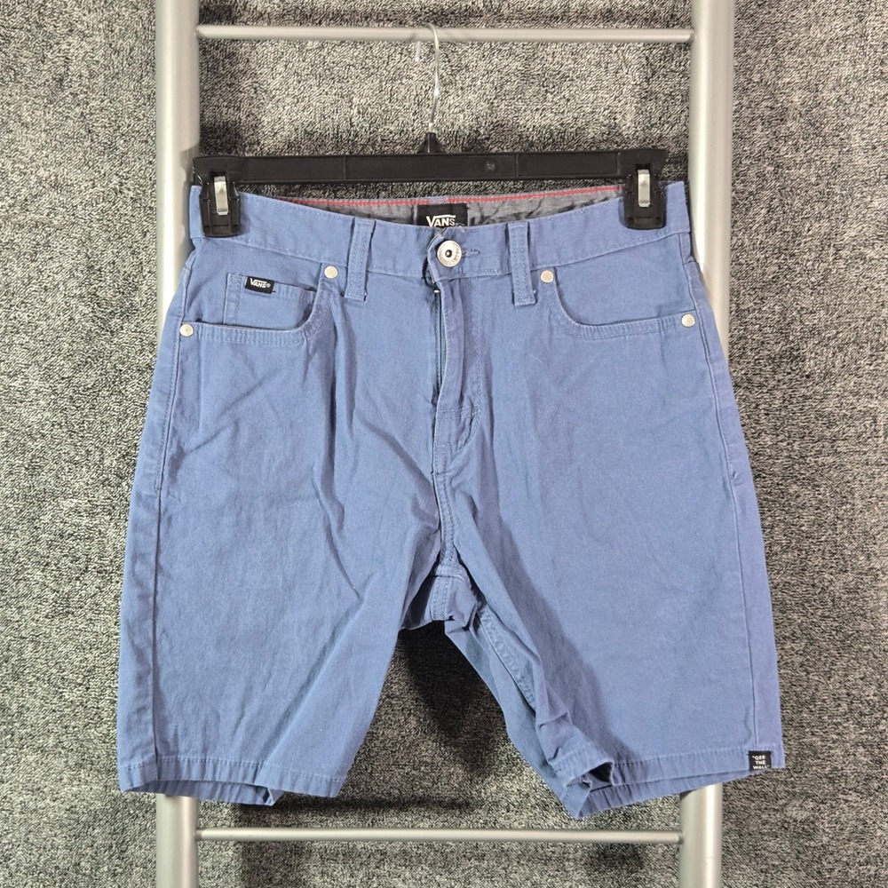 Vans Off The Wall Mens Chino Shorts Slate Blue Size 28 VN000AZSC45